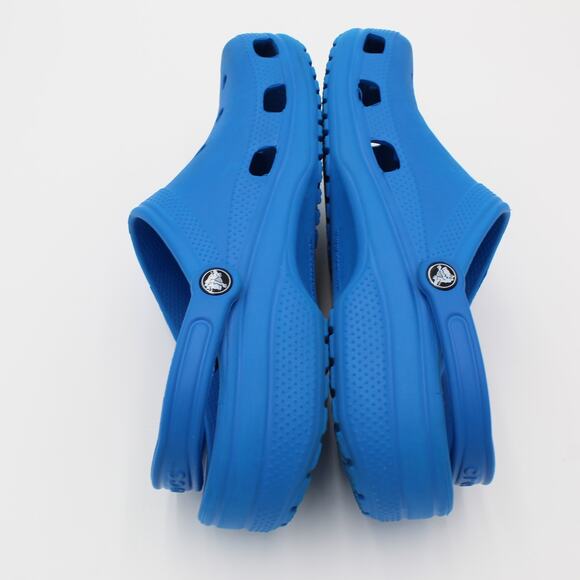 Crocs Classic Clogs Mens 12 Blue Slip On Comfort Water Sandals Shoes - Picture 5 of 6
